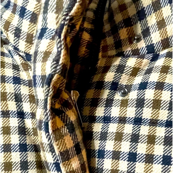 Mango Wool Plaid Puffer Quilted Jacket with detachable hood. - Picture 2 of 3